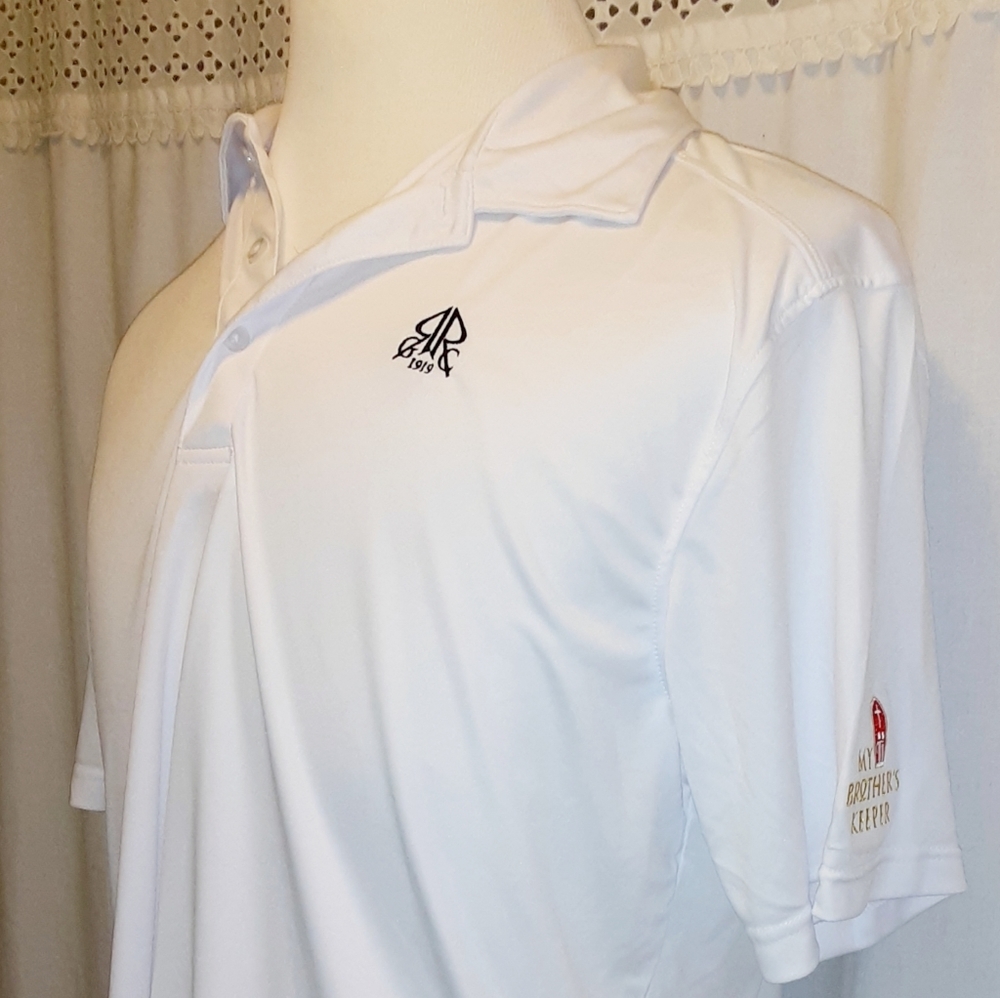 Clique L Tank top mens white shirt polo
